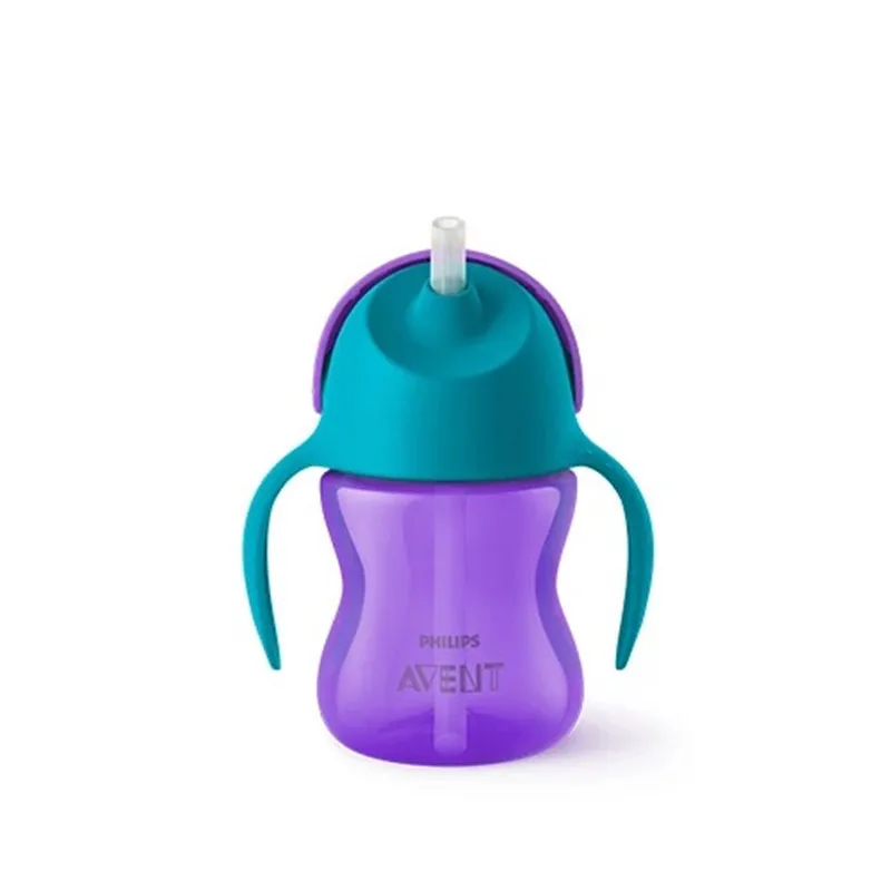 Harga AVENT 200 Ml 7 Oz Bpa Gratis Lucu Jerami Bayi Cangkir Anak anak Botol Air Balita Sippy Cup untuk 9 bulan + Bayi Perjalanan Sekolah