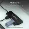 ORICO Mini USB HUB Multi 4 puertos USB 2,0 de alta velocidad divisor portátil OTG adaptador para iMac ordenador portátil Tablet Accesorios ► Foto 3/6
