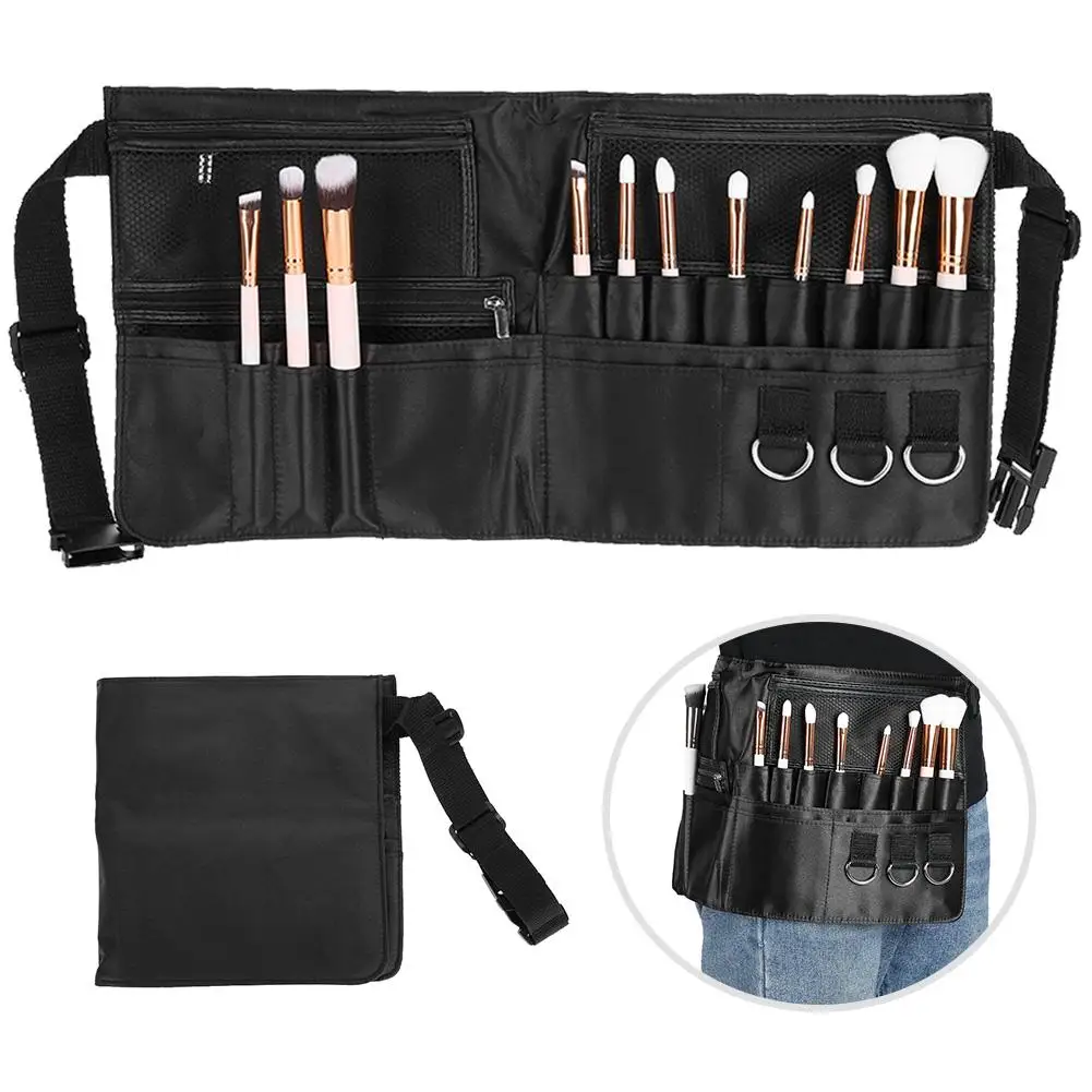 

Cosmetic Toiletry Travel Bag Organizer Portable Makeup Brushes Rolled-up Bag