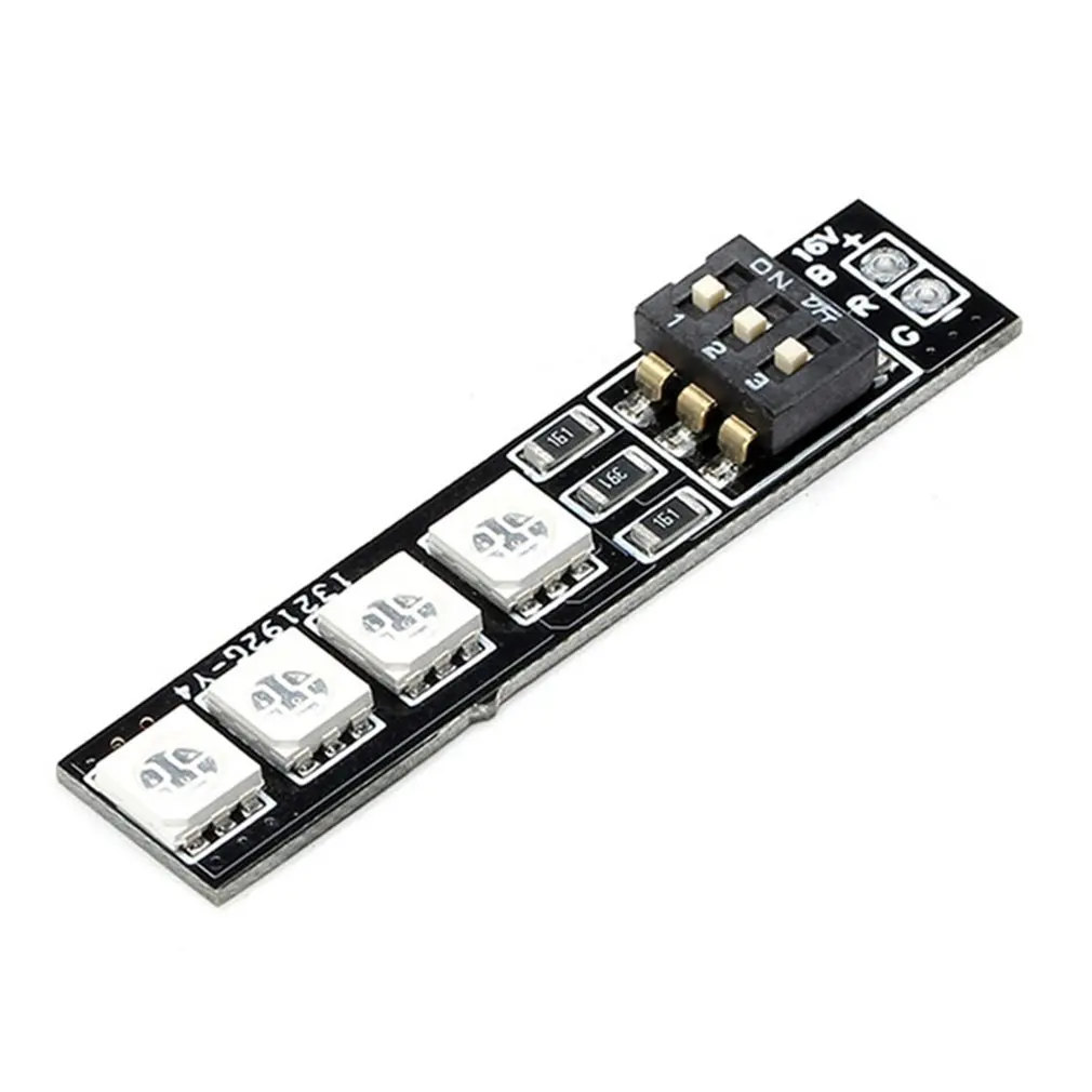 

Portable Super Mini RGB 5050 LED Lamp Panel 16V 4S Lipo 7 Colors Switch For RC Multi-Rotor Drone FPV Racing RC Model Toys Accs