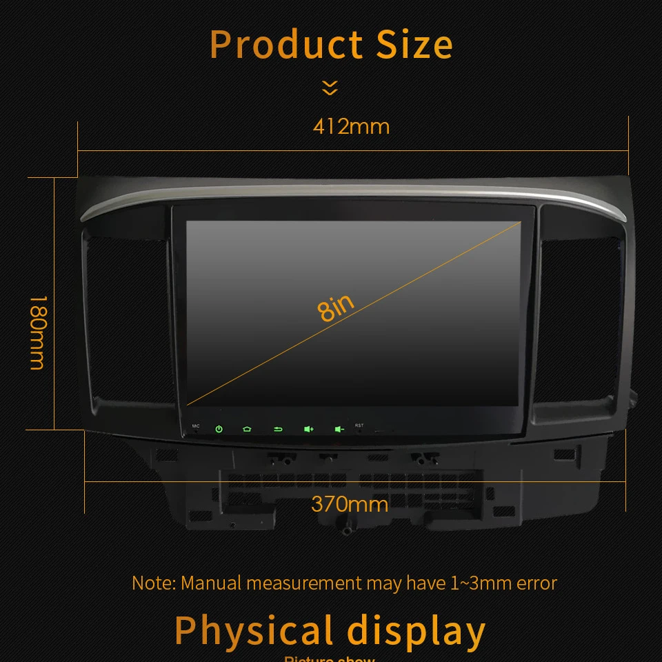 Clearance KLYDE Android 8 7 Octa Core 4GB RAM Car DVD Player For Mitsubishi Lancer 2006 2007 2008 2009 2010 2011 2012 2013 2014 2015 2016 5