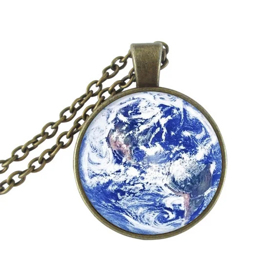 Buy Earth Pendant Necklace Bronze Statement