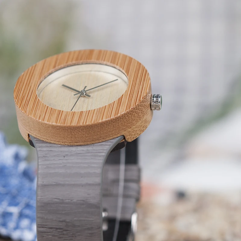 BOBO BIRD женские ретро деревянные золотые часы с деревянным зерном растительного дубления кожи простой дизайн женские наручные часы