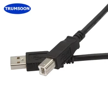 Trumsoon USB2.0 Print Cable Scanner Printer Cable Type A Male to B Male Sync Line for PC Printer