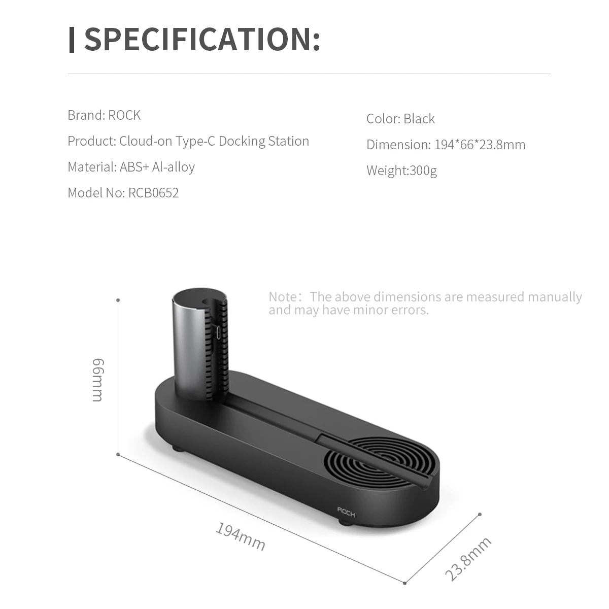 ROCK HDMI адаптер type C на 3,0 концентратор для huawei mate 20/20 Pro P20 Pro USB-C док-станция type C Расширительная база для Note 9 8