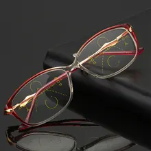 Мультифокальные Прогрессивные очки Для женщин Для мужчин для дальнозоркости далеко, мужские солнцезащитные очки с женский TR90 рамка диоптрии пресбиопические очки