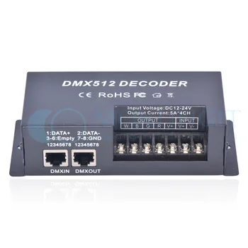 

Led controller DMX512 decoder 4 channel decoder RGBW controller RGBW decoder
