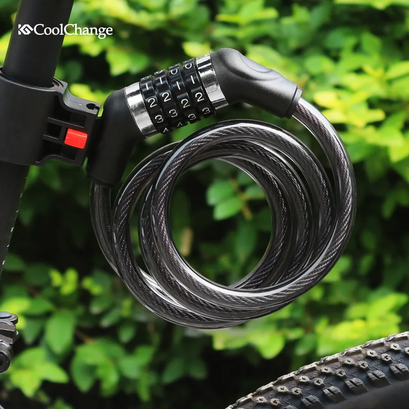 1.2M Steel Cable Cylinder Bicycle Lock Anti Theft MTB Road Mountain