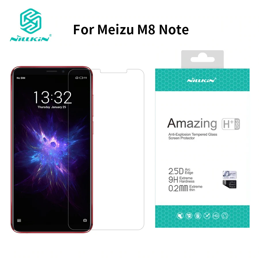 

For meizu m8 note Screen Protector 6.0 inch NILLKIN Amazing H+PRO 9H Tempered Glass Protector for Meizu Note 8 Screen Protector