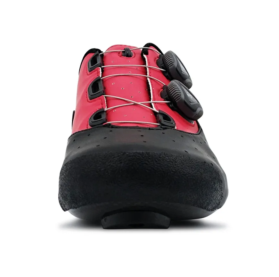 C4 City Cycling Shoes Heat Moldable 3K Carbon Fiber Road Bike Sneakers 2 Shoelaces Self-locking Thermoplastic Bicycle