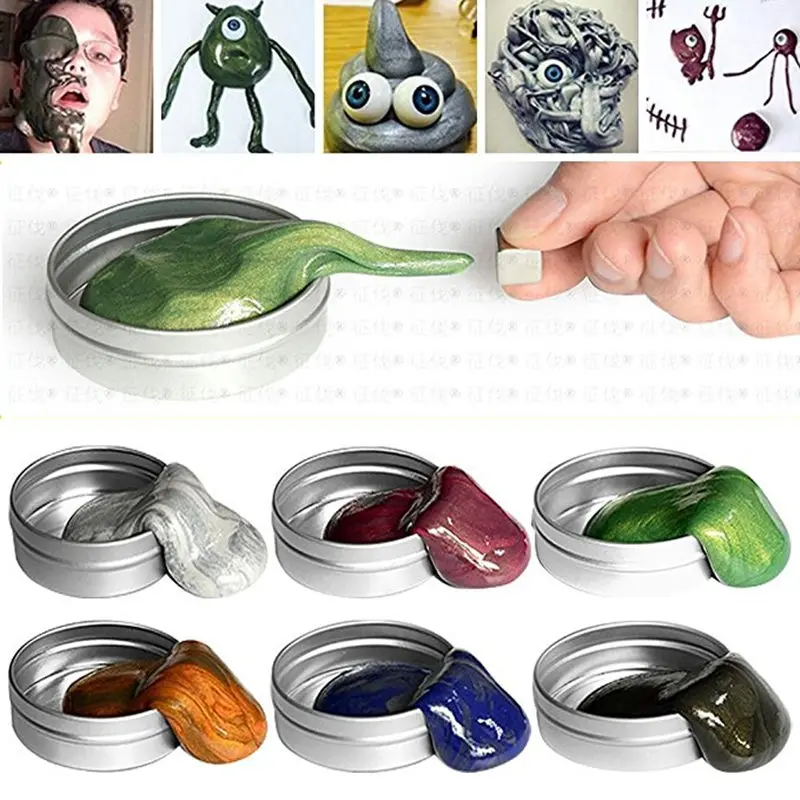 

DIY Stress Relief Playdough Toy Magnetic Slime Polymer Clay Intelligent Rubber Magnet Plasticine Mud Magic Hand Putty Kids Gift