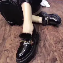 Kaeve/Лидер продаж; модная Корейская Черная Женская обувь из натуральной кожи; Балетки с круглым носком; лоферы на плоской подошве