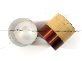 

2PCS 38.5 Bass Voice Coil Round Copper Two Layers White Aluminum Diameter 38.5mm Woofer Speaker Voice Coil Accessorie