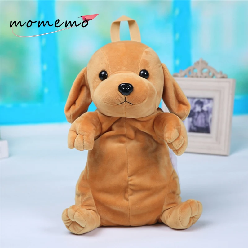 MOMEMO 1 шт. 30*15*11 см 3 стиля Плюшевые Собаки Рюкзак Детская игрушка маленькая сумка