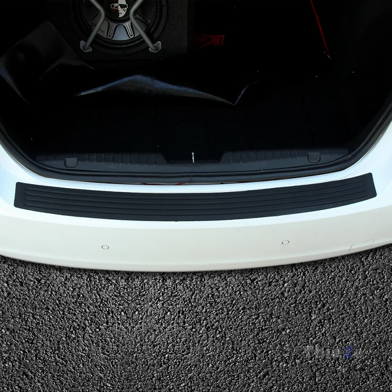 Автомобильные наклейки Стайлинг заднего бампера Резиновая лента для Mitsubishi asx lancer