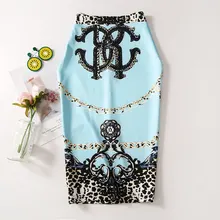 Новинка, печатная посылка, ягодицы, бюст, юбка, высокая талия, после развития морали, шоу, тонкая, вентилируемая юбка-карандаш