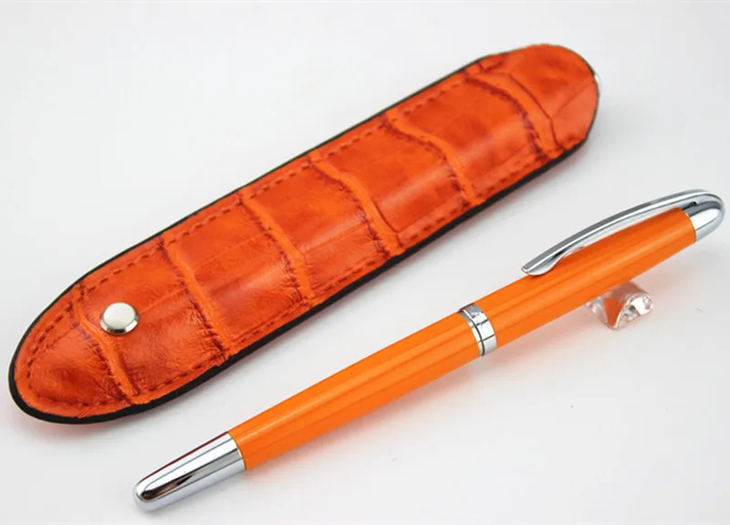 jinhao 606 fountain pen Orange ink pen. 0.38 pen tip office stationery