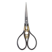 Винтажная прецизионная ножница для вышивки в европейском стиле из нержавеющей стали для шитья рукоделия повседневная работа(узор 1