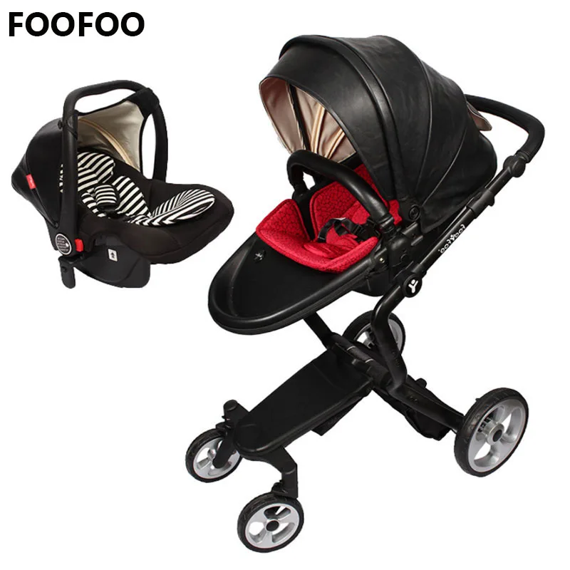 foofoo Luxury high landscape shock strollers can sit reclining stroller