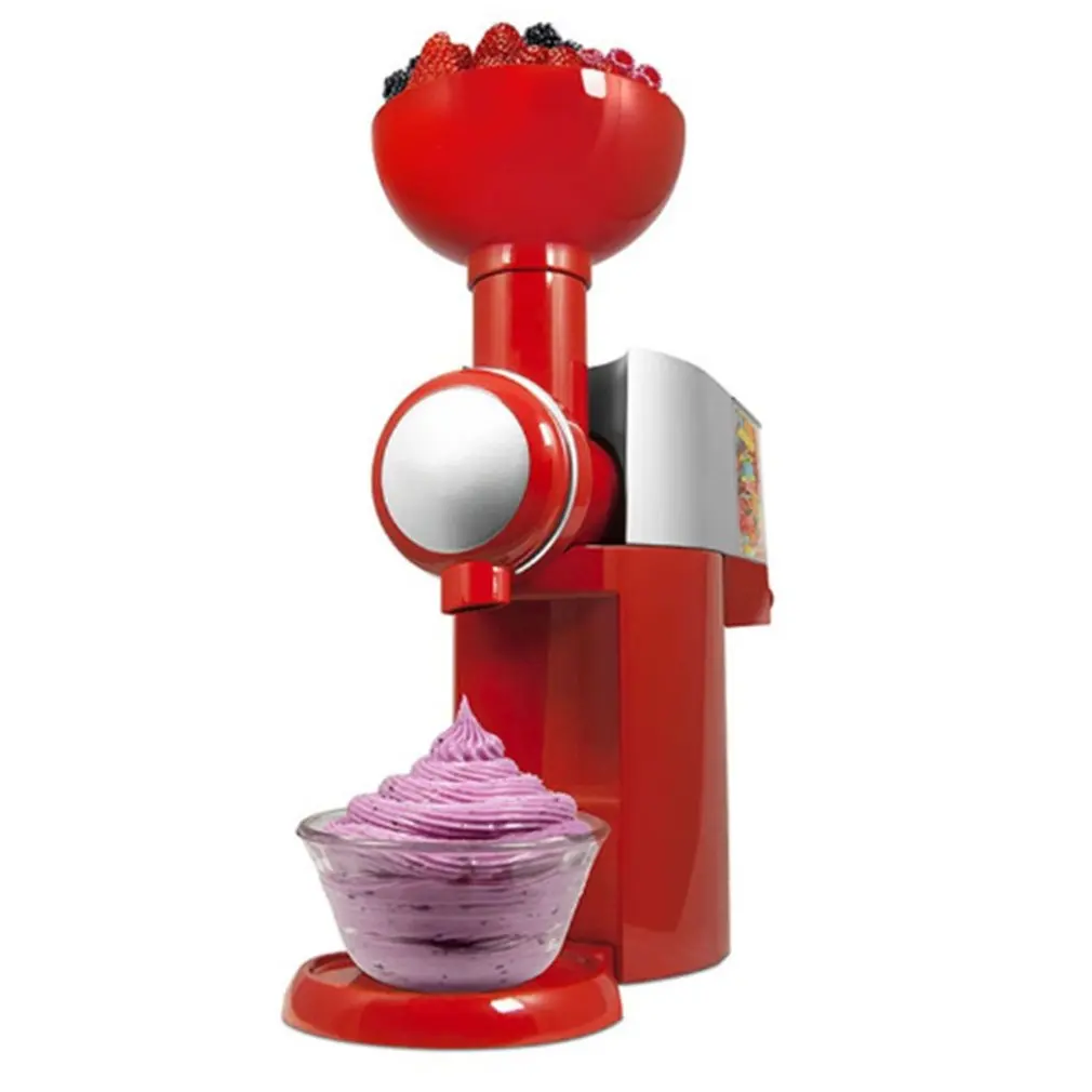 

Practical Design DIY Ice Cream Maker Machine Portable Size Household Use Automatic Frozen Fruit Dessert Machine