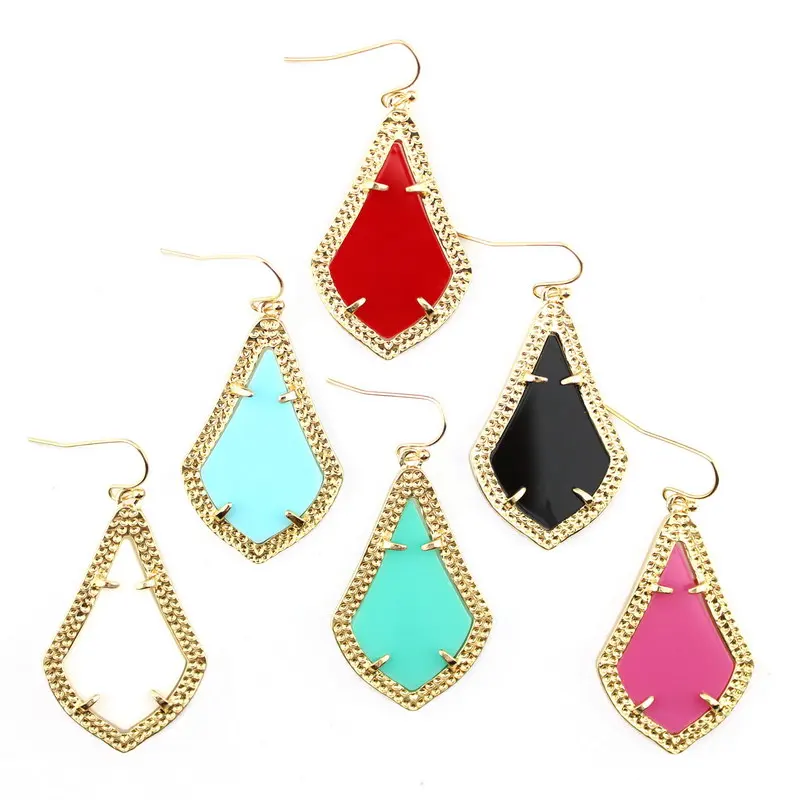 2018 Fashion Brand Ks Inspired Design Chandelier Earrings Gold Frame 2018 Fashion Brand Ks Inspired Design Chandelier Earrings Gold Frame Teardrop Drop For Women Statement
