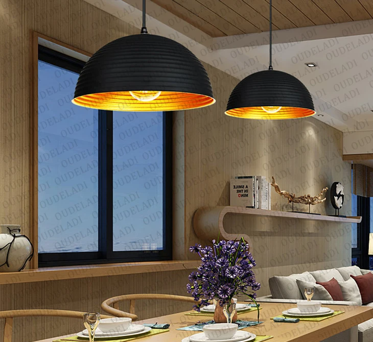 Americano Retro Industrial Loft Luzes Pingente Lâmpada Café Restaurante Bar Antigo Pote Quarto Single-head Pendurar Lâmpadas 6 Cheap Luzes de pendentes