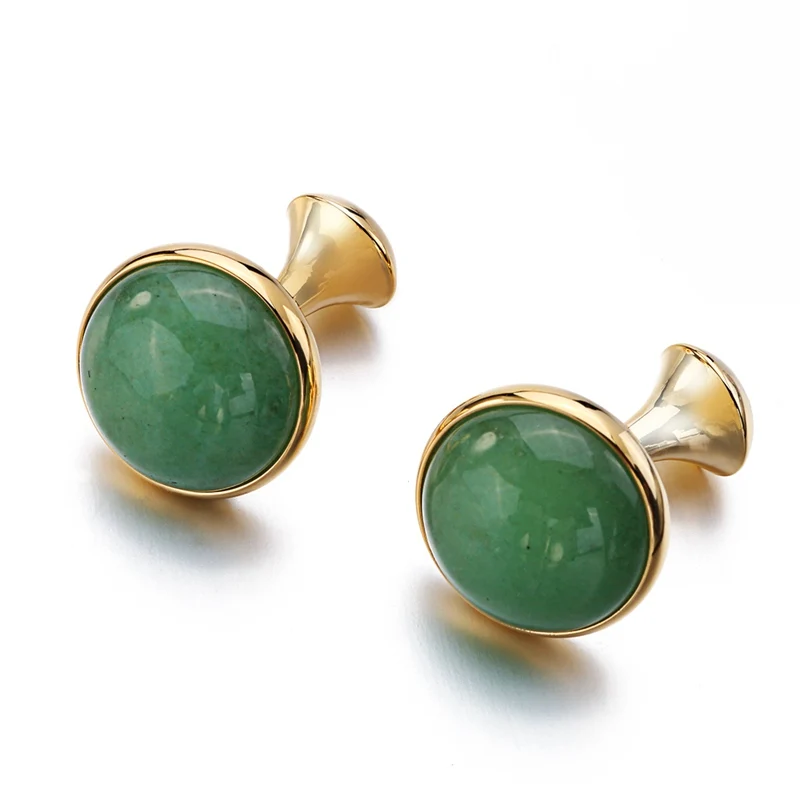 Green Stone Cufflinks (4)