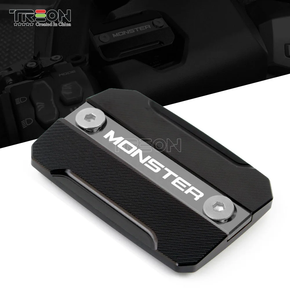 

For DUCATI Monster 821 2014 2015 2016 2017 2018 Front Brake Fluid Reservoir Cap Frame Decorative Cover Motorcycle Accessories