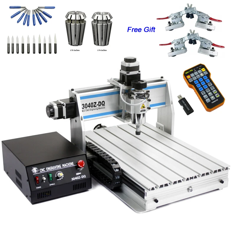 

CNC 3040Z-DQ USB Router 3040 Engraving Drilling Milling Machine with Mach3 Remote Controller