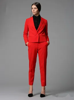 

Fashion Trend Bussiness Formal Elegant Women Suit Set Blazers Pants Office Suits Ladies Pants Suits Trouser Suits