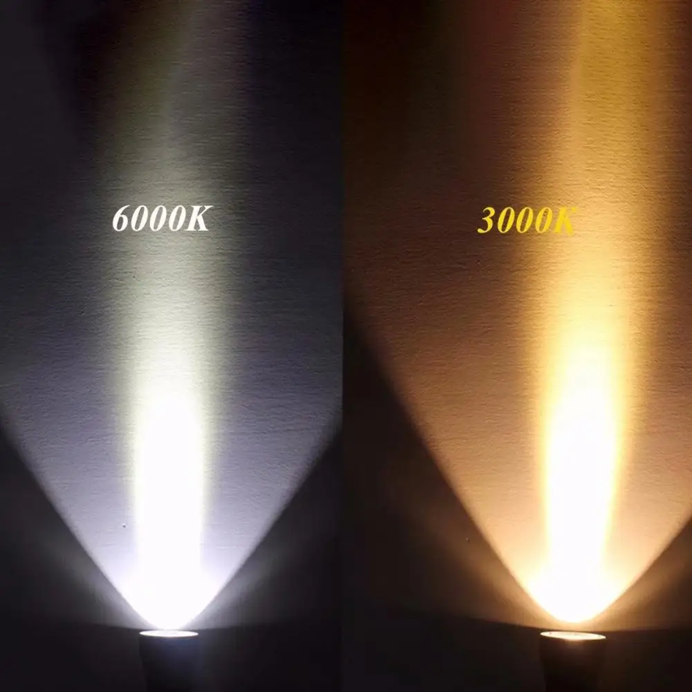 Светодиодный фонарь XHP70 высокой яркости 8000 лм желтый/белый 100 м водонепроницаемый