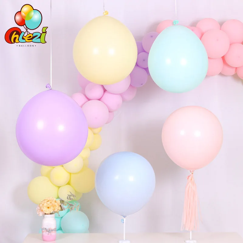 18 дюймов Макарон цветные латексные шары украшение для свадьбы дня рождения с днем рождения декоративный шар Baby Shower 50 шт./лот
