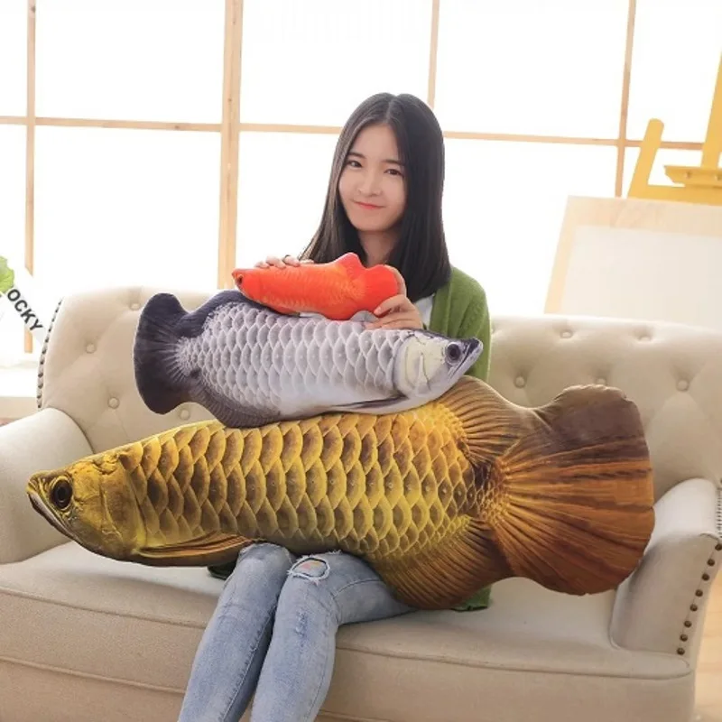 1 шт. 3d имитация золота 27 см 60 85 см|plush toys|fish plush toyfish |