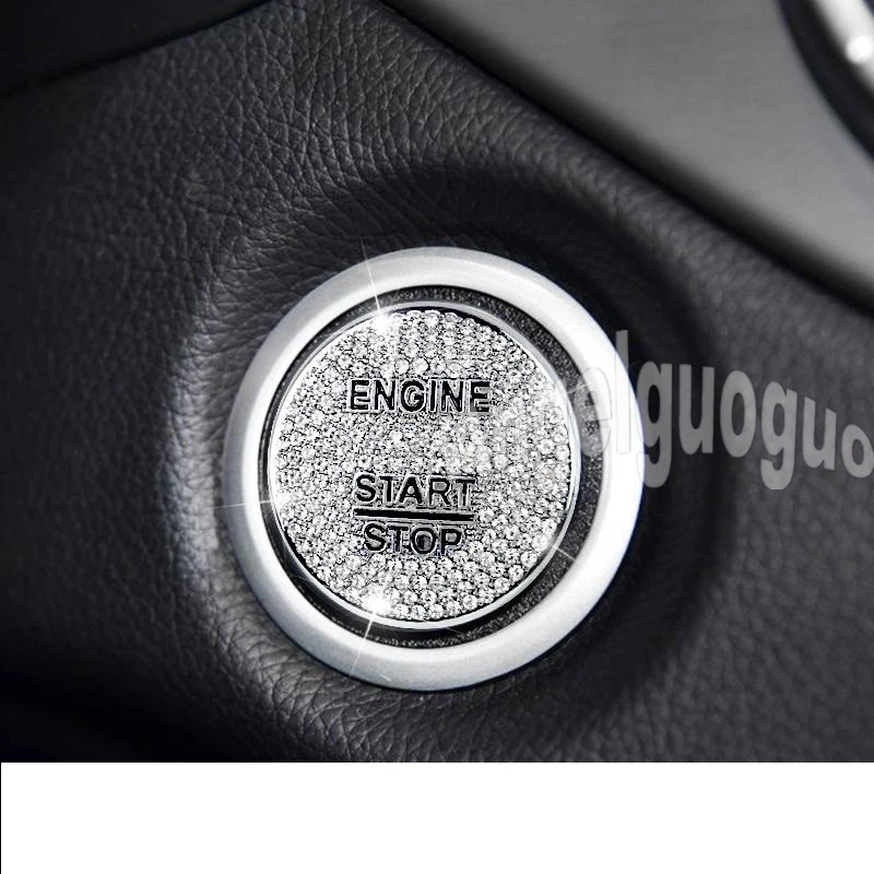Отделка переключателя зажигания автомобиля стикер для Mercedes Benz A Class B C E GLK GL