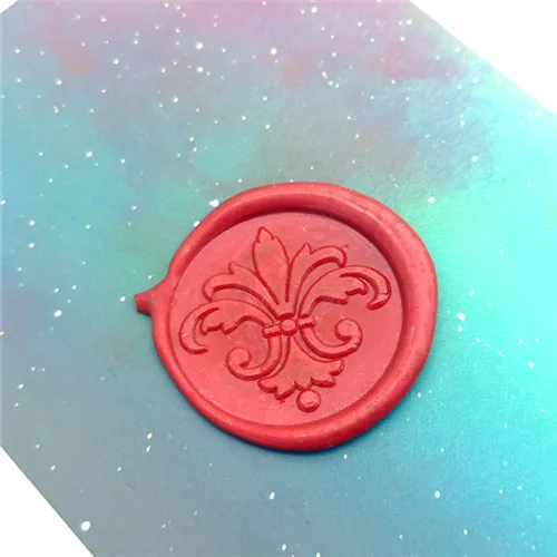 DIY Iris Flower Customize Name Box Set Personalized Letter Sealing Wax 