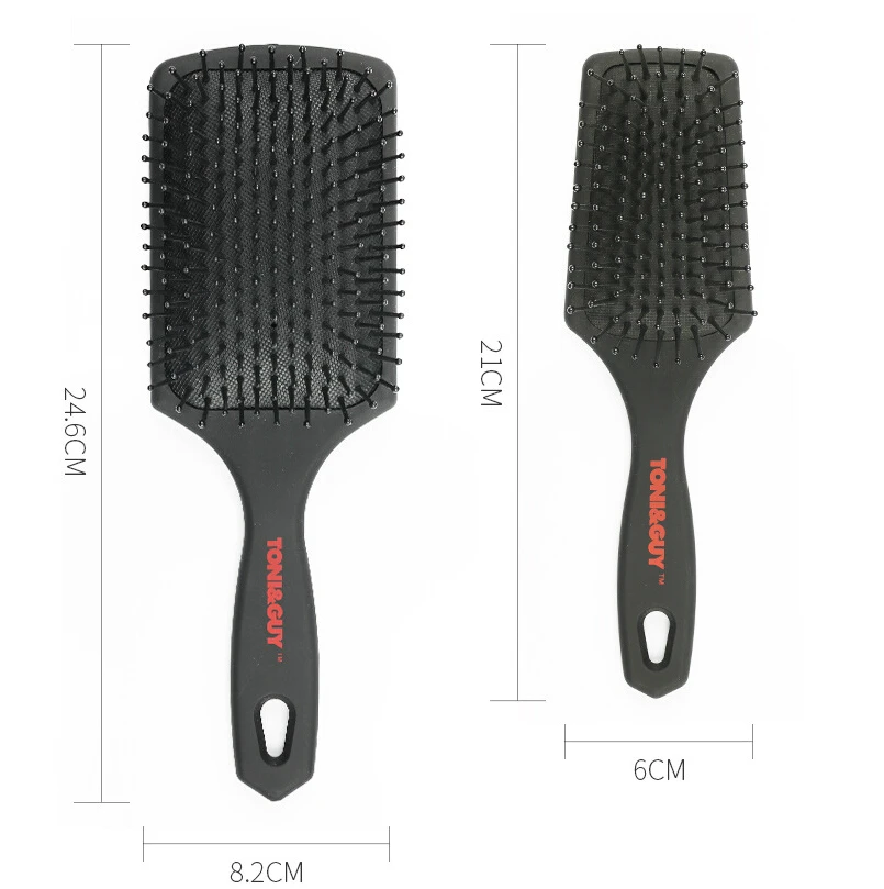 Новинка T& G Air Hair Paddle щетка для волос TG-03 в черном цвете, хорошее качество, здоровая весло Подушка Расческа для кожи головы сообщение