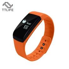 TTLIFE UP08 умный Браслет монитор сердечного ритма Смарт Sleep Monitor Шагомер Bluetooth 4.0 Водонепроницаемый браслет для iPhone 7