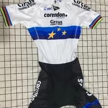 Мужская одежда для велоспорта, костюм из Джерси, облегающий костюм с диапазоном мощности CORENDON-CIRCUS, профессиональная команда ЕС с гелевой подушечкой, размер: XS-4XL