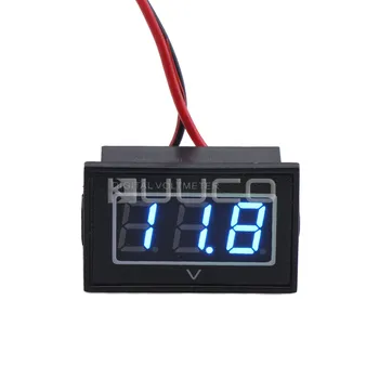 

Mini Voltage Tester DC 3.0~30V DC Blue Led Digital Voltmeter Waterproof Volt Meter for Car Motorcycle etc