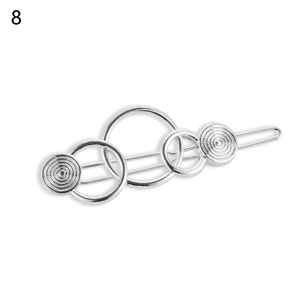 Style 6-8 1 шт., модные женские Геометрические заколки для волос, заколки для волос, Звездный зажим для волос сердце, нежные заколки для волос, заколка для волос, ювелирные изделия для волос, аксессуары для волос - Цвет: Style 6-8