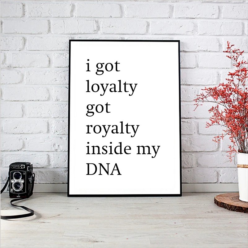 Song Lyrics Print