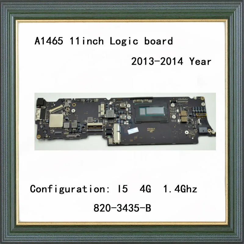 Genuine Logic Board for MacBook Air A1465 Motherboard 11inch i5 8G 1.4GHz 2014 Year 820-3435-B | Компьютеры и офис