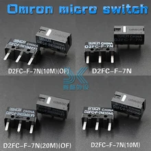 OMRON Rato Micro Interruptor D2FC-F-7N 10 M 20 M DE Botão Do Mouse D2FC-F-K (50 m) FL-NH D2FS-F-N D2F-F D2F-01F-T D2F-F-3-7 Frete grátis
