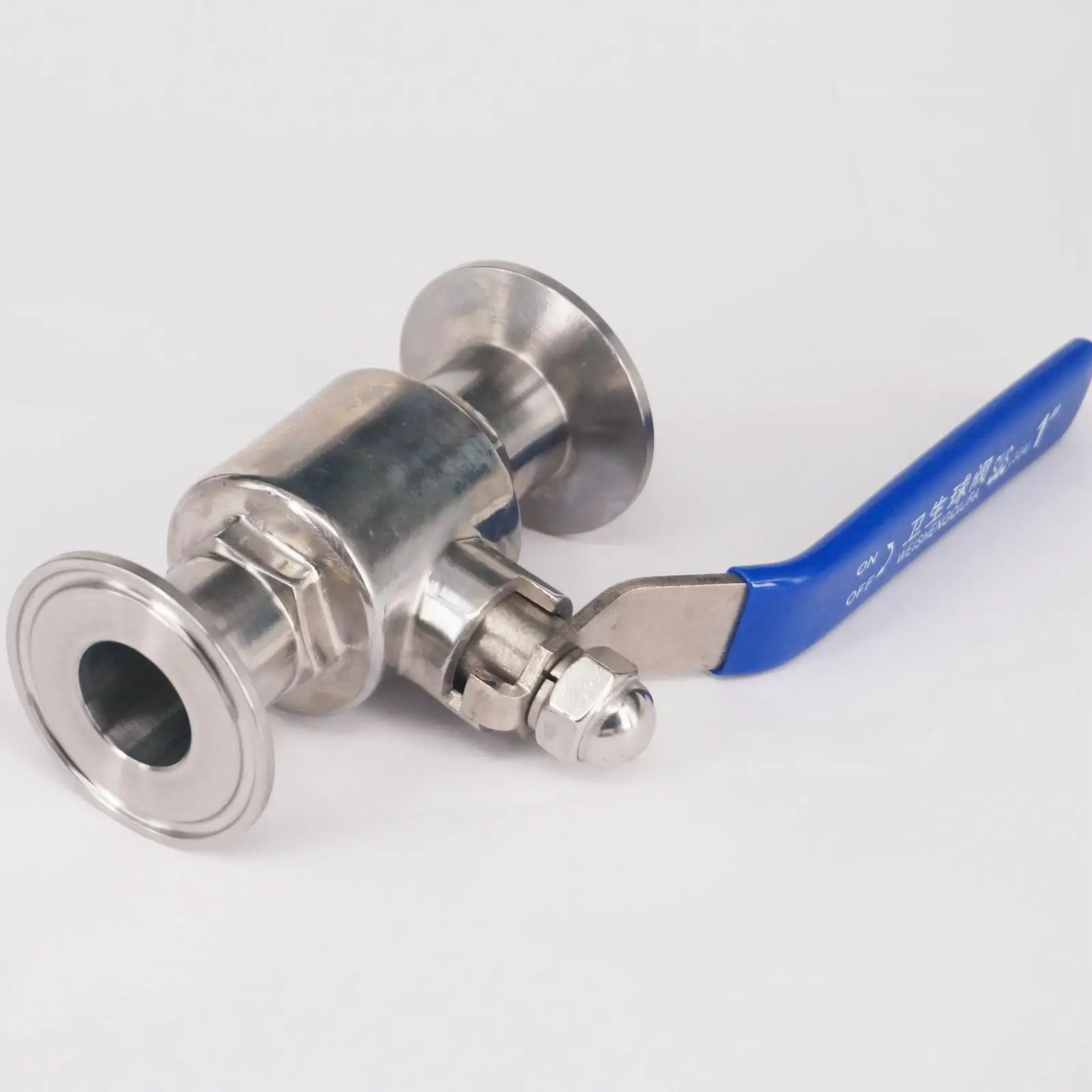 CHENTAOMAYAN 1 38mm50.5MM 304 Stainless Steel Sanitary Ball Valve Tri Clamp Ferrule Type for Homebrew Diary Product Specification : 1 