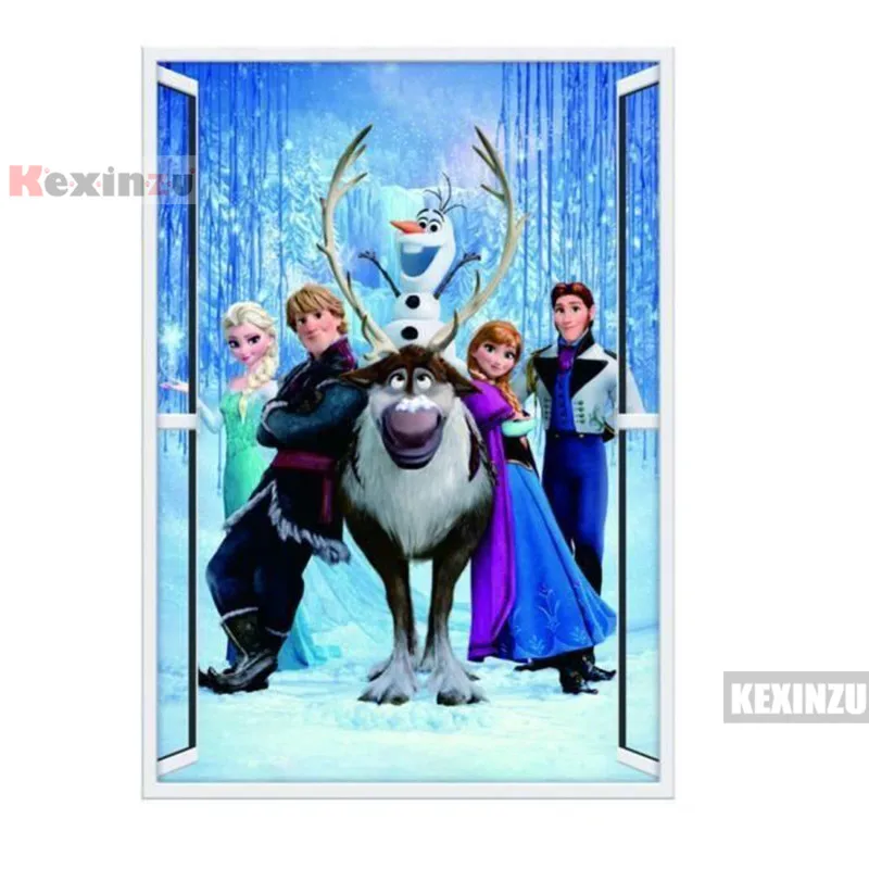 

kexinzu Full Square/Round 5D Diy Diamond Painting Cross Stitch "Window Scenery " Diamond 3D Embroidery Mosaic Home Decor 091