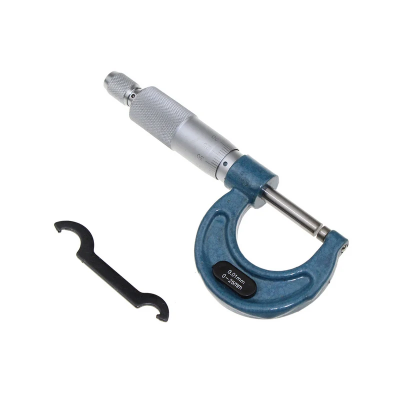 0 25mm/0.01mm Outside Micrometer Caliper Precision Gauge Vernier