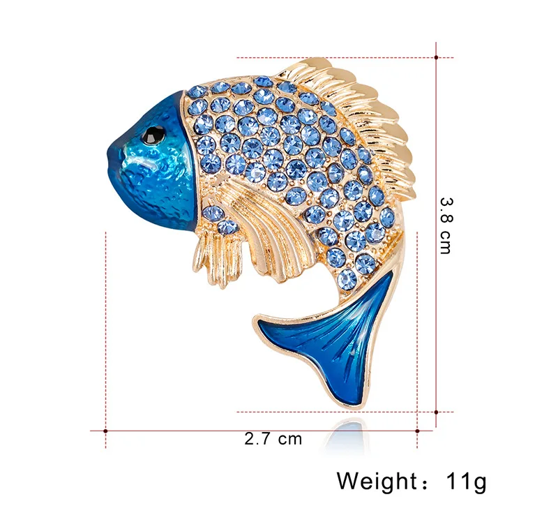 Много видов рыбных костей Золотая рыбка Карп эмалированная Рыба Брошь булавка для женщин животные со стразами ракушка брошь Имитация жемчуга ювелирные изделия