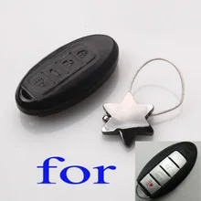 BBQ@ FUKA черный кожаный чехол ключа дистанционного управления автомобилем Чехол держатель подходит для Infiniti Maxima Altima EX35 FX50 смарт-пульт дистанционного ключа чехол Fob