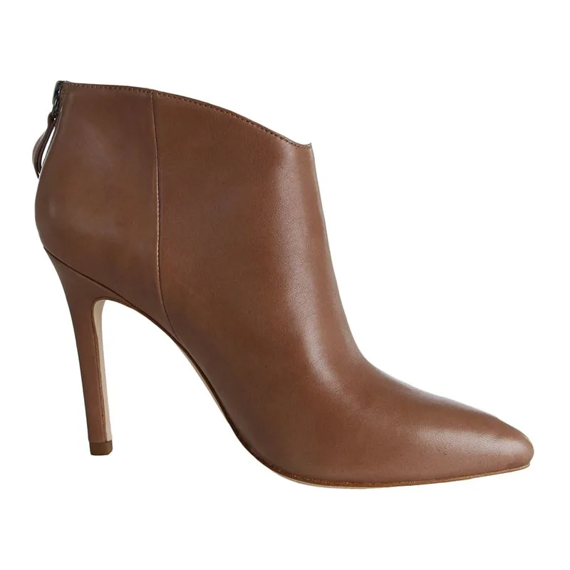 Haute Concis Mature Cheville Talons Sexy 2019 Pointu Adultes Dames Chaussures automne Mince Bottes Bout Zipper Femmes Mode Ty01 Super Printemps cA45Lq3Rj