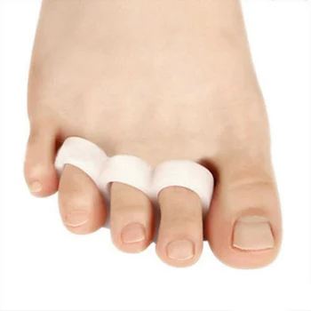 

2pcs/set Gel Silicone Bunion Corrector Toe Separators Straightener Spreader Foot Care Tool Hallux Valgus Pro massager